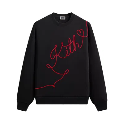 Pre-owned Kith Thread Of Fate Nelson Crewneck 'black' | Men's Size L