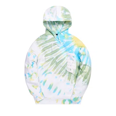 Pre-owned Kith Tie Dye Williams I Hoodie 'green' | Men's Size L