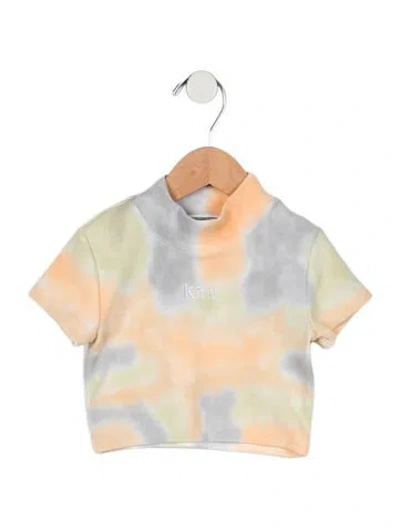 Pre-owned Kith Babies' Tie-dye Short Sleeve In Orange