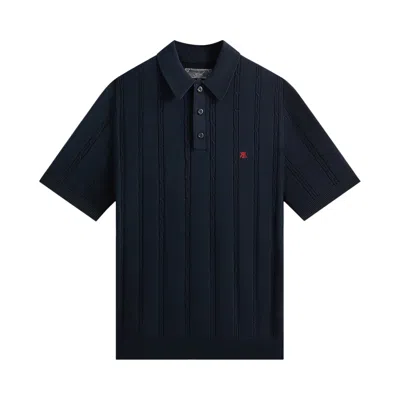 Pre-owned Kith Tilden Polo 'nocturnal' | Blue | Men's Size Xs