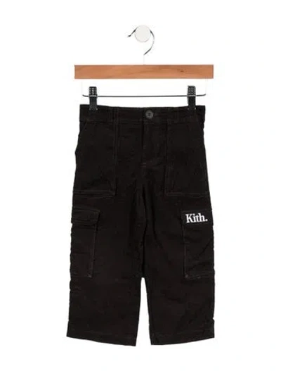 Pre-owned Kith Babies' Toddler Boys' Embroidered Pants In Brown/white