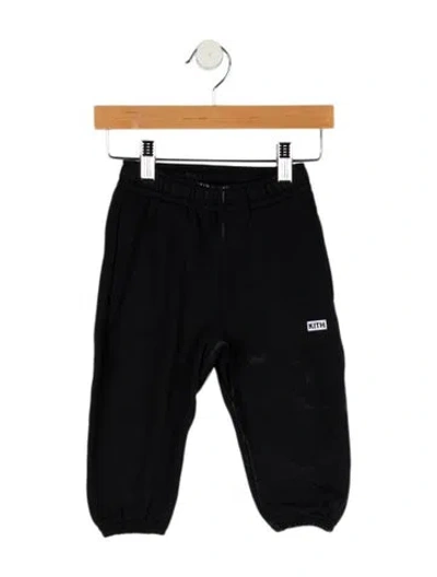 Pre-owned Kith Babies' Toddler Boys' Logo Print Sweatpants W/ Tags In Black