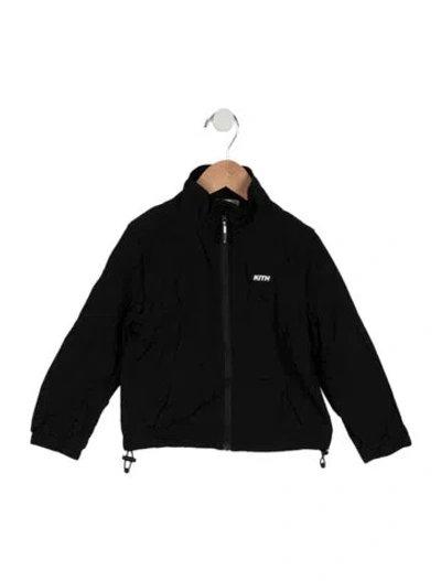 Pre-owned Kith Babies' Toddler Boys' Logo Windbreaker Set In Black