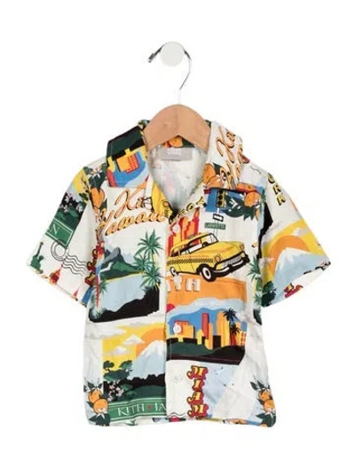 Pre-owned Kith Babies' Toddler Boys' Multicolor Casual Shirt In Neutrals