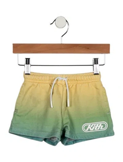 Pre-owned Kith Babies' Toddler Boys Shorts In Yellow