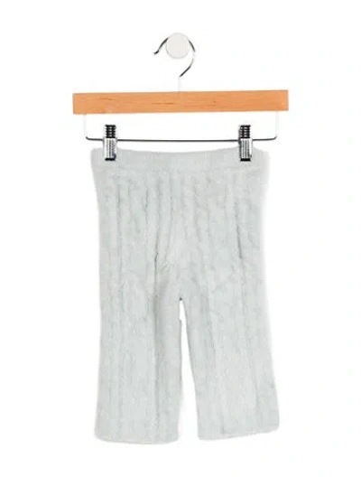 Pre-owned Kith Babies' Toddler Girls' Faux Fur Pants In Blue