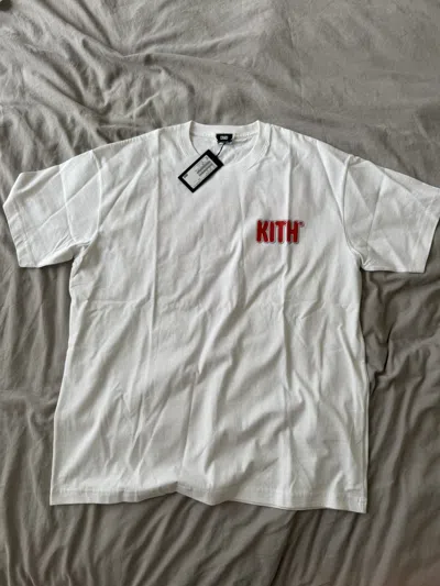 Pre-owned Kith Tokyo Bubble Logo Tee Tshirt White Size L Large