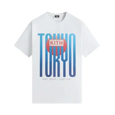 Pre-owned Kith Tokyo Classic Logo Vintage Tee 'white' | Men's Size L