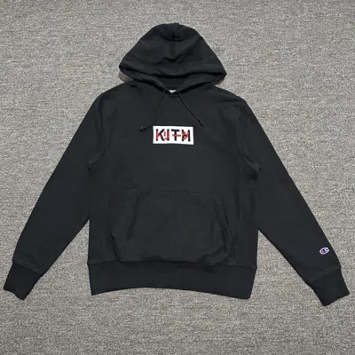 Pre-owned Kith Tokyo Japan Tomodachi Box Logo Hoodie In Black