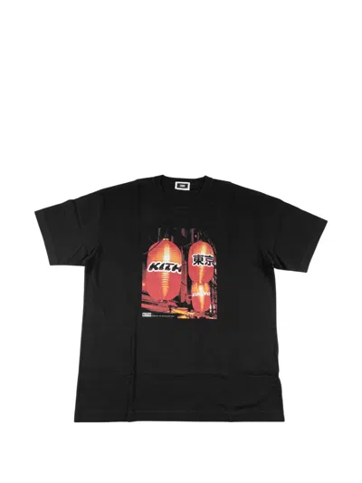 Kith Tokyo Lantern Lights T-shirt In Black