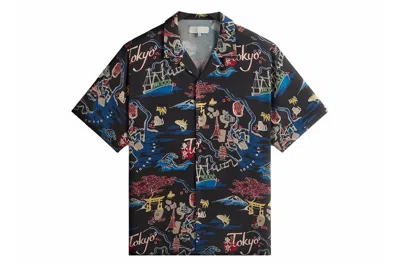 Pre-owned Kith Tokyo Thompson Camp Collar Shirt Black