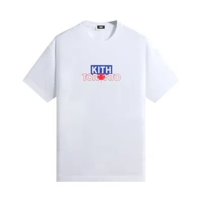 Pre-owned Kith Toronto Classic Logo Tee 'white' | Men's Size M