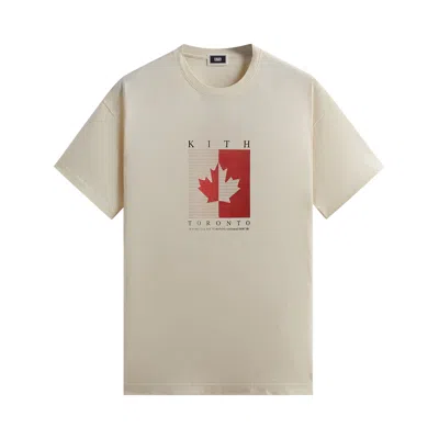 Pre-owned Kith Toronto Symmetry Vintage Tee 'sandrift' In Cream
