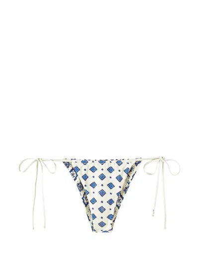 Kith Tova Tie-fastening Bikini Bottom In White
