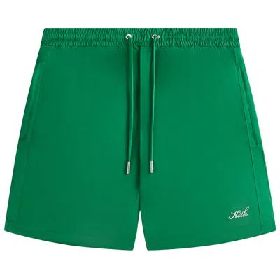 Pre-owned Kith Transitional Active Short 'apex' | Green | Men's Size Xl