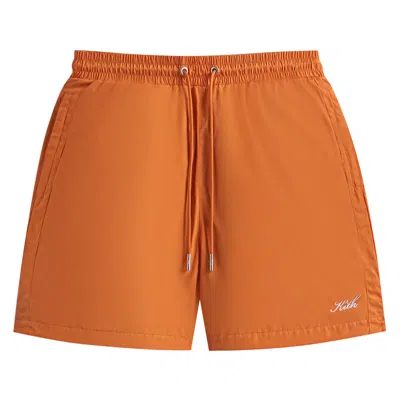 Pre-owned Kith Transitional Active Short 'clementine' | Orange | Men's Size M