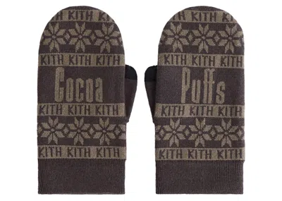 Pre-owned Kith Treats Cocoa Puffs Mittens In Kindling