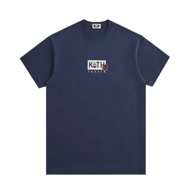 Pre-owned Kith Treats Coffee Tee 'nocturnal' In Blue