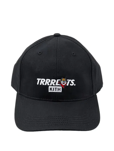 Kith Treats For Kellogg's Frosted Flakes Cereal & Tony The Tiger Aaron Cap In Black
