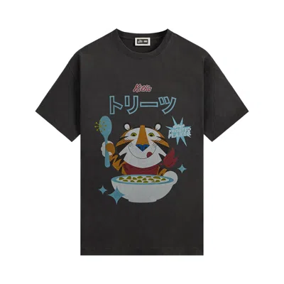 Pre-owned Kith Treats For Kellogg's Frosted Flakes Cereal & Tony The Tiger Japanese Vintage Tee 'black' | Men'