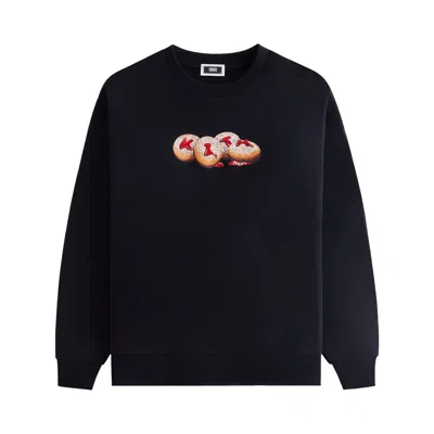 Pre-owned Kith Treats Jelly Doughnut Nelson Crewneck 'black' | Men's Size S