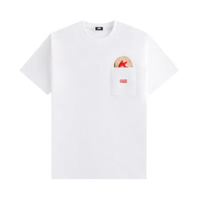 Pre-owned Kith Treats Jelly Doughnut Pocket Tee 'white' | Men's Size S