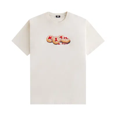 Pre-owned Kith Treats Jelly Doughnut Tee 'waffle' | Cream | Men's Size L