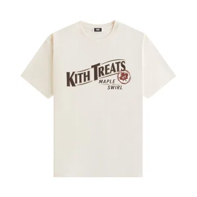Pre-owned Kith Treats Leaf Vintage Tee 'sandrift' | Tan | Men's Size Xxl In Brown