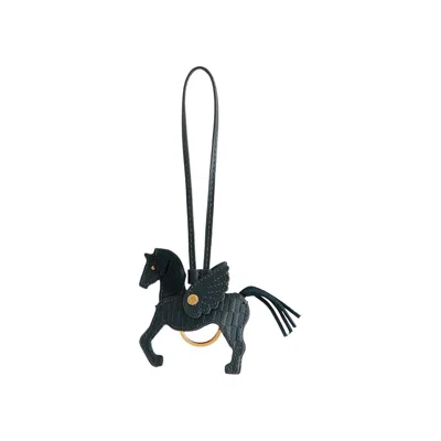 Pre-owned Kith Treats Pegasus Leather Key Holder 'stadium' | Green | Women's Size Onesize