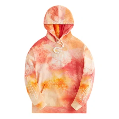 Kith Treats Skeleton Nelson Hoodie 'inferno' In Multi