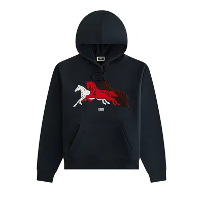 Pre-owned Kith Treats Stallion Nelson Hoodie 'black' | Men's Size Xxl