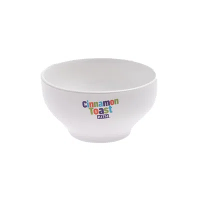 Pre-owned Kith Treats X Cinnamon Toast Crunch Bowl In White