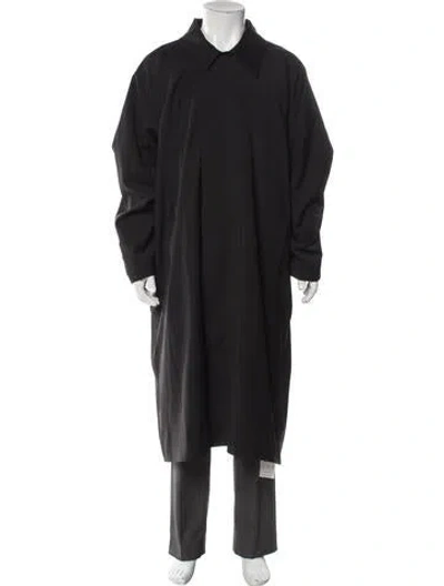 Pre-owned Kith Trench Coat In Black