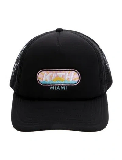 Pre-owned Kith Trucker Hat In Black