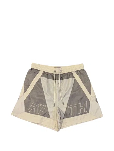 Kith Turbo Colour-block Shorts In Multi