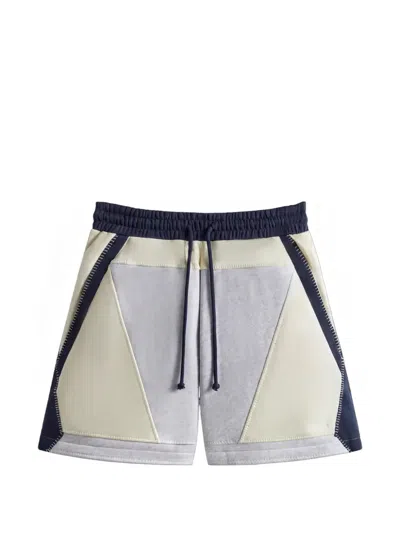 Kith Turbo Ii Colour-block Shorts In Gray
