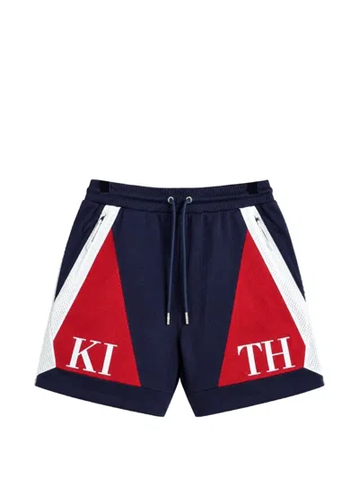 Kith Turbo Panelled Shorts In Blue