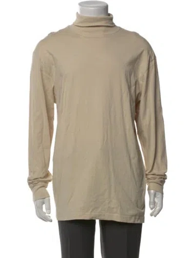 Pre-owned Kith Turtleneck Long Sleeve Pullover In Neutral