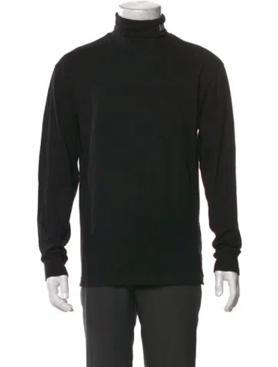 Pre-owned Kith Turtleneck Long Sleeve T-shirt In Black