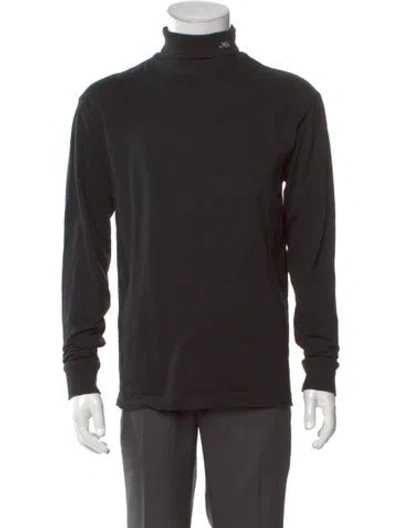 Pre-owned Kith Turtleneck Long Sleeve T-shirt In Blue