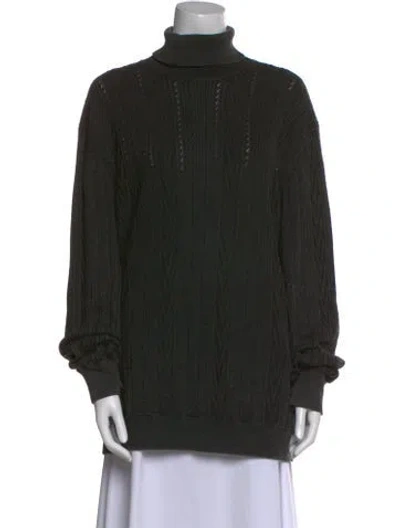 Pre-owned Kith Turtleneck Sweater In Black