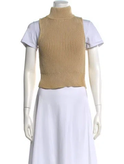 Pre-owned Kith Turtleneck Sweater In Neutral