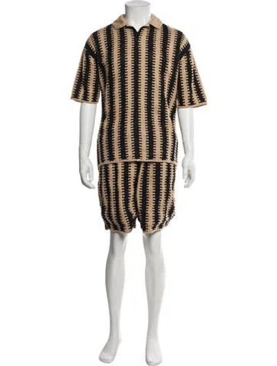 Pre-owned Kith Tweed Pattern Shorts In Multi