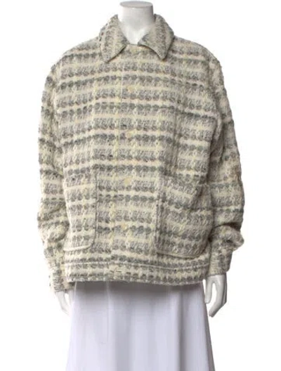 Pre-owned Kith Tweed Pattern Sweater In Neutrals