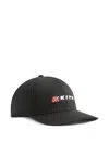 Kith Twill Baseball Cap In Black