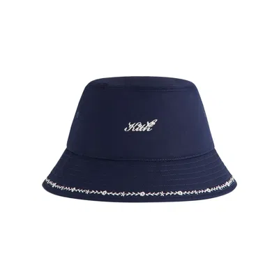 Pre-owned Kith Twill Dawson Bucket 'nocturnal' | Black | Men's Size Onesize