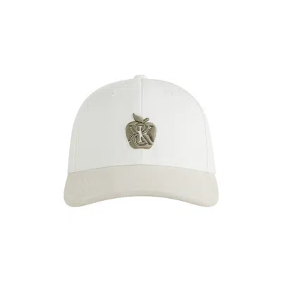 Pre-owned Kith Two Tone Suede Brim Aaron Classic Cap 'white' | Men's Size Onesize