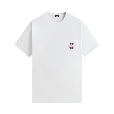 Pre-owned Kith Union Jack Shield Vintage Tee 'white' | Men's Size M