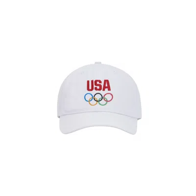 Pre-owned Kith Usa Cap In White