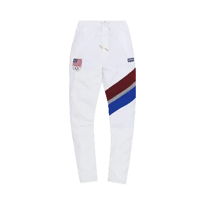 Pre-owned Kith Usa Olympics Track Pant 'white'